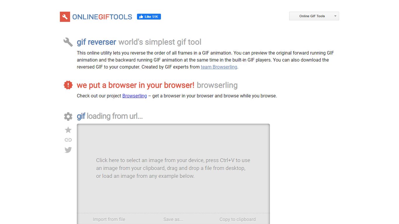 Reverse a GIF Animation - Online GIF Tools